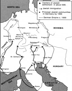 ashkenazi map jewish sephardim ashkenazim rashi communities times history origins