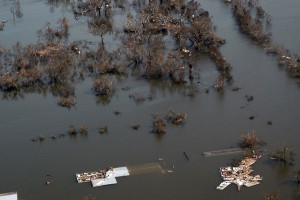 Flooding after Hurricane Katrina