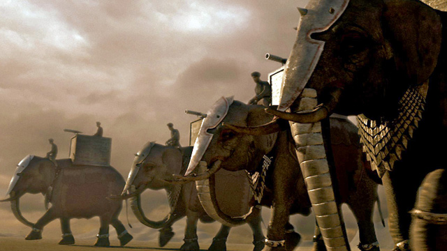 Elephants – the tanks of the ancient world -- figured prominently in the wars of the Hasmoneans.