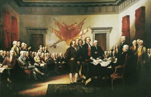 Signing the Declaration of Independence